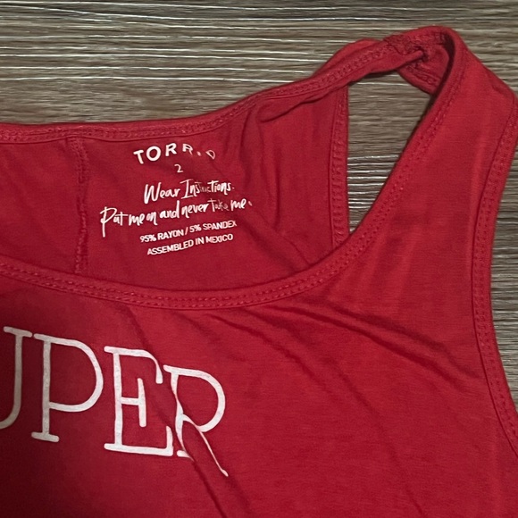 Torrid Red Tank Top - Picture 2 of 3